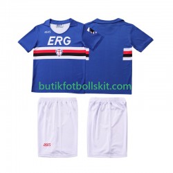 Sampdoria 1990 1991 Retro Barn Hemma Matchtröja Kortärmad