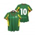 Senegal 10 Retro Män Borta Matchtröja 2002 Kortärmad