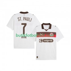 St. Pauli Jackson Irvine 7 Män Borta Matchtröja 2025/26 Kortärmad
