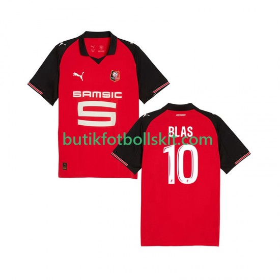 Stade Rennais Ludovic Blas 10 Män Hemma Matchtröja 2025/26 Kortärmad