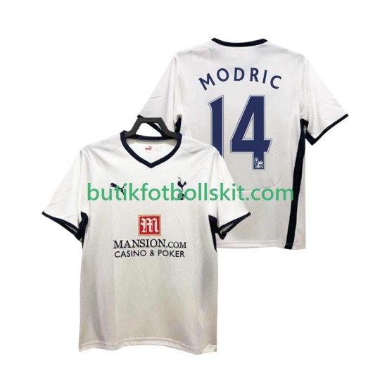 Tottenham Hotspur Modrić Luca 14 2009 Retro Män Hemma Matchtröja 2008 Kortärmad