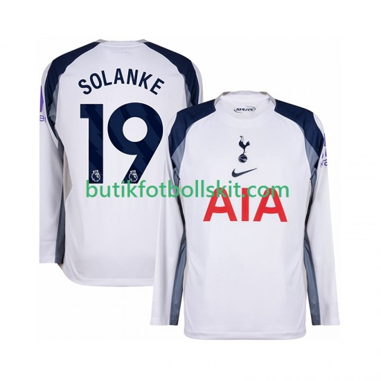 Tottenham Hotspur Solanke 19 Män Hemma Matchtröja 2025/26 Långärmad