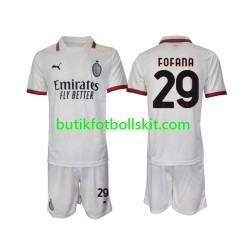 AC Milan Fofana 29 Barn Borta Matchtröja 2024/25 Kortärmad