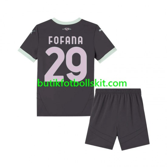 AC Milan Fofana 29 Barn Tredje Matchtröja 2024/25 Kortärmad