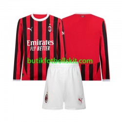 AC Milan Barn Hemma Matchtröja 2024/25 Långärmad