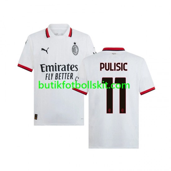 AC Milan PULISIC 11 Män Borta Matchtröja 2024/25 Kortärmad