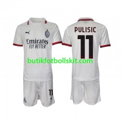 AC Milan Pulisic 11 Barn Borta Matchtröja 2024/25 Kortärmad
