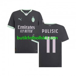 AC Milan Pulisic 11 Män Tredje Matchtröja 2024/25 Kortärmad