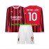 AC Milan Rafael Leao 10 Barn Hemma Matchtröja 2024/25 Långärmad
