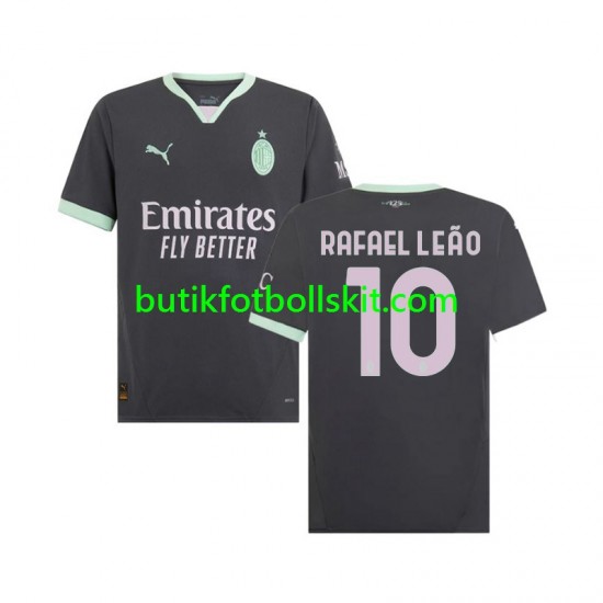 AC Milan Rafael Leao 10 Män Tredje Matchtröja 2024/25 Kortärmad
