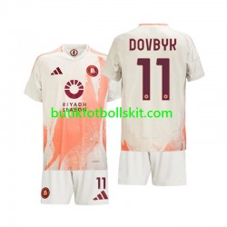 AS Roma Artem Dovbyk 11 Barn Borta Matchtröja 2024/25 Kortärmad