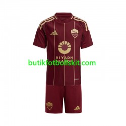 AS Roma Barn Hemma Matchtröja 2024/25 Kortärmad
