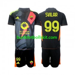 AS Roma Mile Svilar 99 Målvakt Barn Hemma Matchtröja 2024/25 Kortärmad
