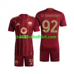 AS Roma Stephan El Shaarawy 92 Barn Hemma Matchtröja 2024/25 Kortärmad