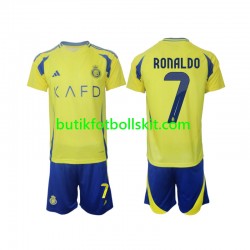 Al Nassr Cristiano Ronaldo 7 Barn Hemma Matchtröja 2024/25 Kortärmad