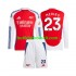 Arsenal Mikel Merino 23 Barn Hemma Matchtröja 2024/25 Långärmad