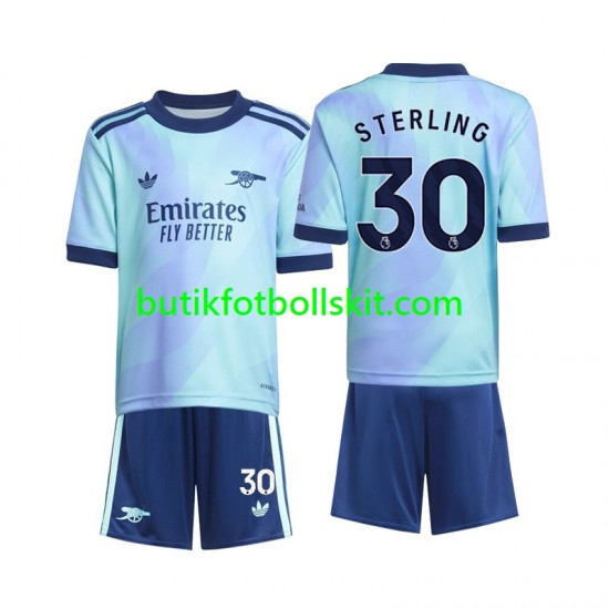 Arsenal Sterling 30 Barn Tredje Matchtröja 2024/25 Kortärmad
