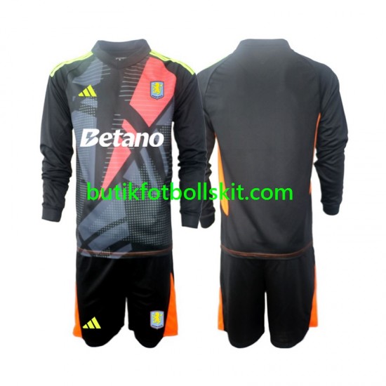 Aston Villa Målvakt Barn Hemma Matchtröja 2024/25 Långärmad