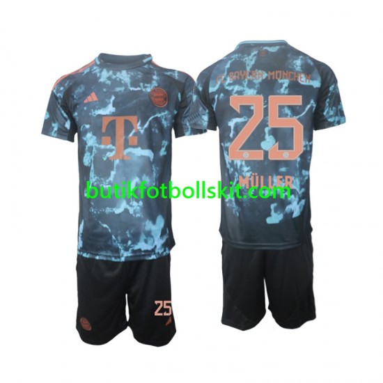 FC Bayern München Muller 25 Barn Borta Matchtröja 2024/25 Kortärmad