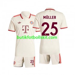 FC Bayern München Muller 25 Barn Tredje Matchtröja 2024/25 Kortärmad