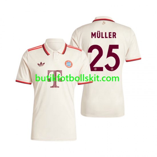 FC Bayern München Muller 25 Män Tredje Matchtröja 2024/25 Kortärmad