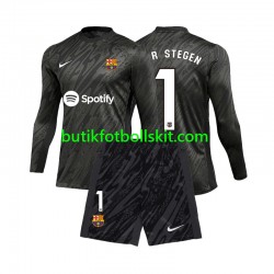 FC Barcelona Ter Stegen 1 Målvakt Barn Tredje Matchtröja 2024/25 Långärmad