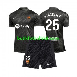 FC Barcelona Wojciech Szczesny 25 Målvakt Barn Borta Matchtröja 2024/25 Kortärmad