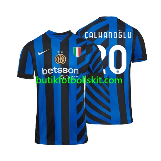 Inter Milan Hakan Calhanoglu 20 Män Hemma Matchtröja 2024/25 Kortärmad