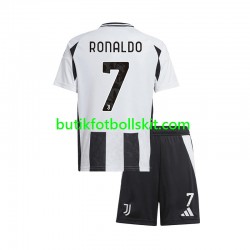 Juventus Cristiano Ronaldo 7 Barn Hemma Matchtröja 2024/25 Kortärmad