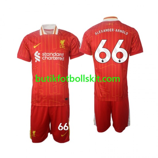 Liverpool Alexander-Arnold 66 Barn Hemma Matchtröja 2024/25 Kortärmad
