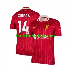 Liverpool Federico Chiesa 14 Män Hemma Matchtröja 2024/25 Kortärmad
