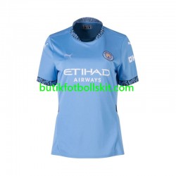 Manchester City Kvinnor Hemma Matchtröja 2024/25 Kortärmad