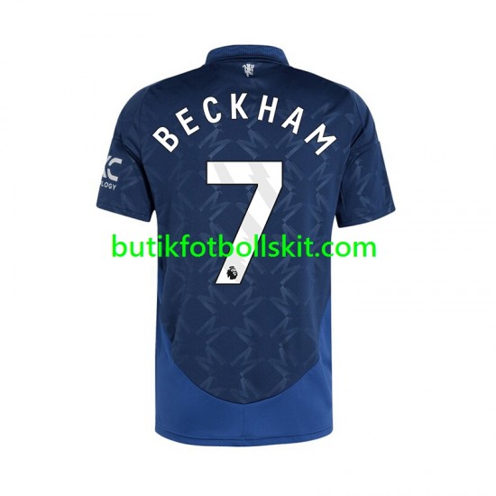 Manchester United Beckham 7 Män Borta Matchtröja 2024/25 Kortärmad