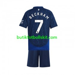 Manchester United Beckham 7 Barn Borta Matchtröja 2024/25 Kortärmad