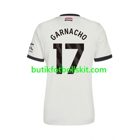 Manchester United GARNACHO 17 Män Tredje Matchtröja 2024/25 Kortärmad