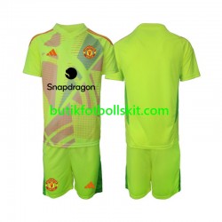 Manchester United Målvakt Barn Borta Matchtröja 2024/25 Kortärmad