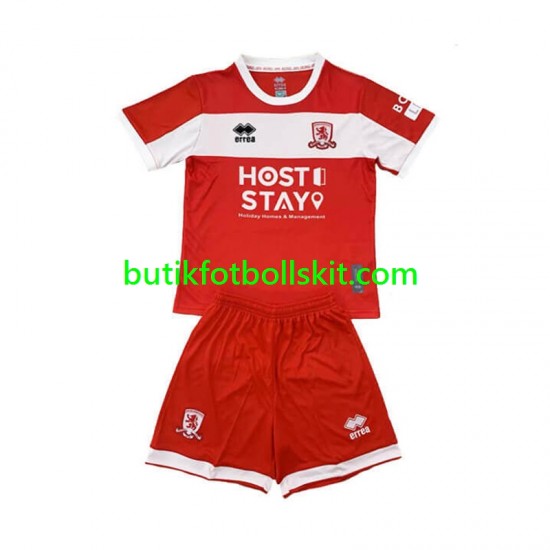 Middlesbrough Barn Hemma Matchtröja 2024/25 Kortärmad