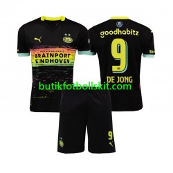 PSV Eindhoven DE JONG 9 Barn Borta Matchtröja 2024/25 Kortärmad