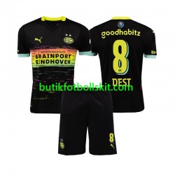 PSV Eindhoven Sergino Dest 8 Barn Borta Matchtröja 2024/25 Kortärmad