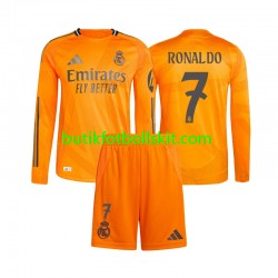 Real Madrid Cristiano Ronaldo 7 Barn Borta Matchtröja 2024/25 Långärmad