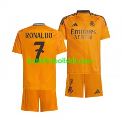 Real Madrid Cristiano Ronaldo 7 Barn Borta Matchtröja 2024/25 Kortärmad