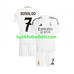 Real Madrid Cristiano Ronaldo 7 Barn Hemma Matchtröja 2024/25 Kortärmad