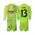Real Madrid Lunin 13 Målvakt Barn Fjärdes Matchtröja 2024/25 Långärmad