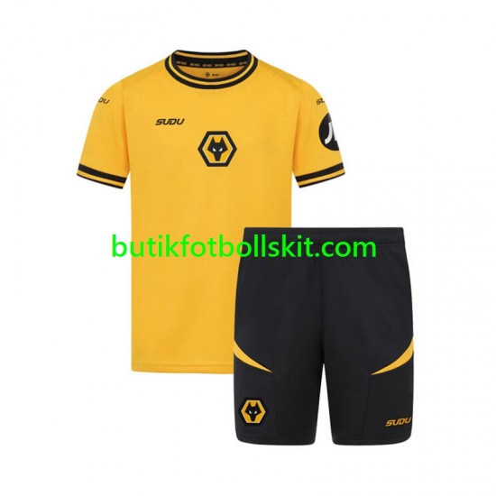 Wolverhampton Wanderers Barn Hemma Matchtröja 2024/25 Kortärmad