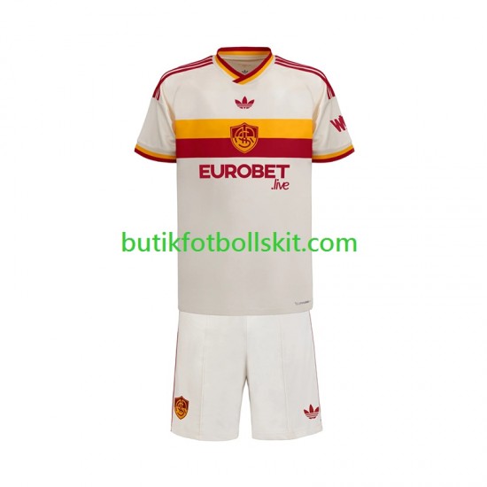 AS Roma Barn Borta Matchtröja /27 Kortärmad 2026