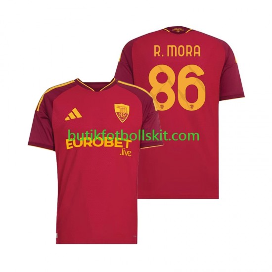 AS Roma Rodrigo Mora 86 Män Hemma Matchtröja /27 Kortärmad 2026