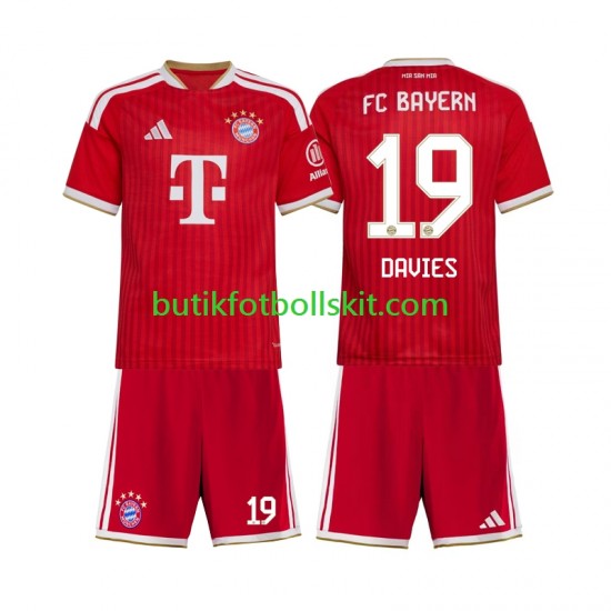 FC Bayern München Alphonso Davies 19 Barn Hemma Matchtröja /27 Kortärmad 2026