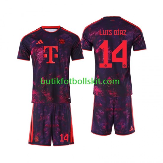 FC Bayern München Luis Diaz 14 Barn Tredje Matchtröja /27 Kortärmad 2026
