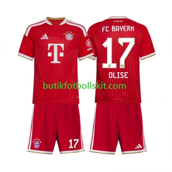 FC Bayern München Michael Olise 17 Barn Hemma Matchtröja /27 Kortärmad 2026