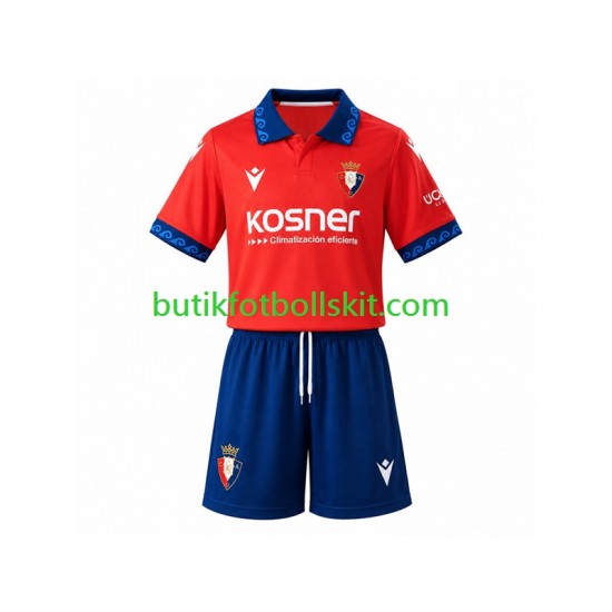 CA Osasuna Barn Hemma Matchtröja /27 Kortärmad 2026